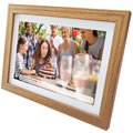 Smart fotoram 10,1" Wifi FRAMEO programvara PFF-1042LW Ljust trä