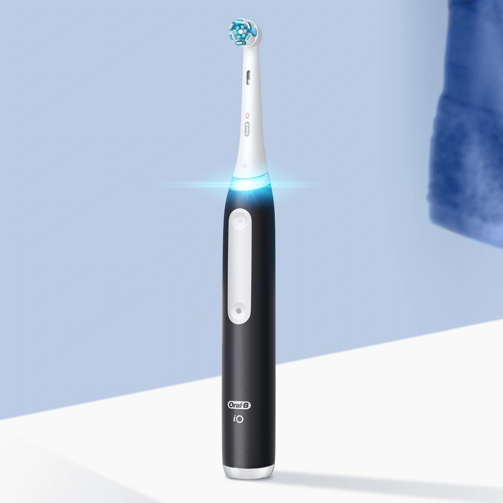 Eltandborste iO3 Duo Matt Black / Ice Blue