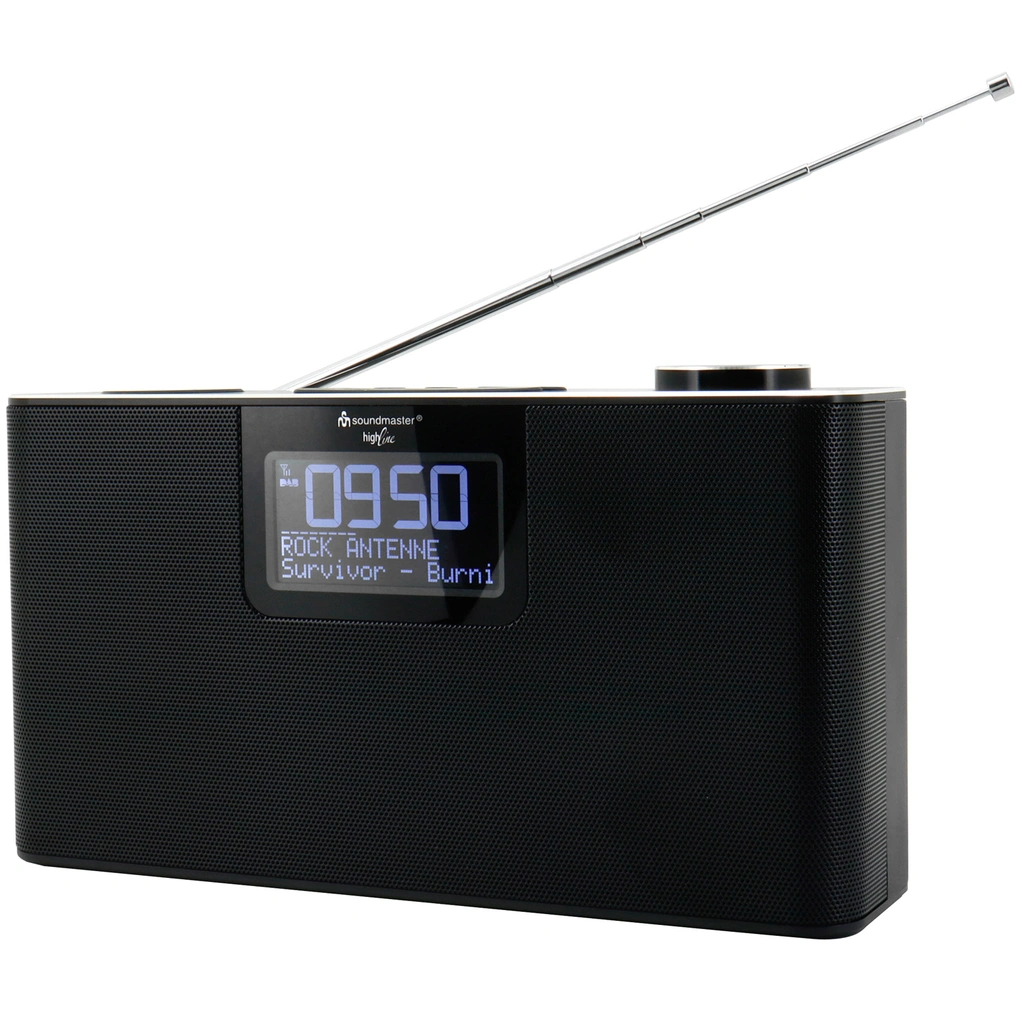 Radio FM DAB+ Bluetooth DAB700SW Svart