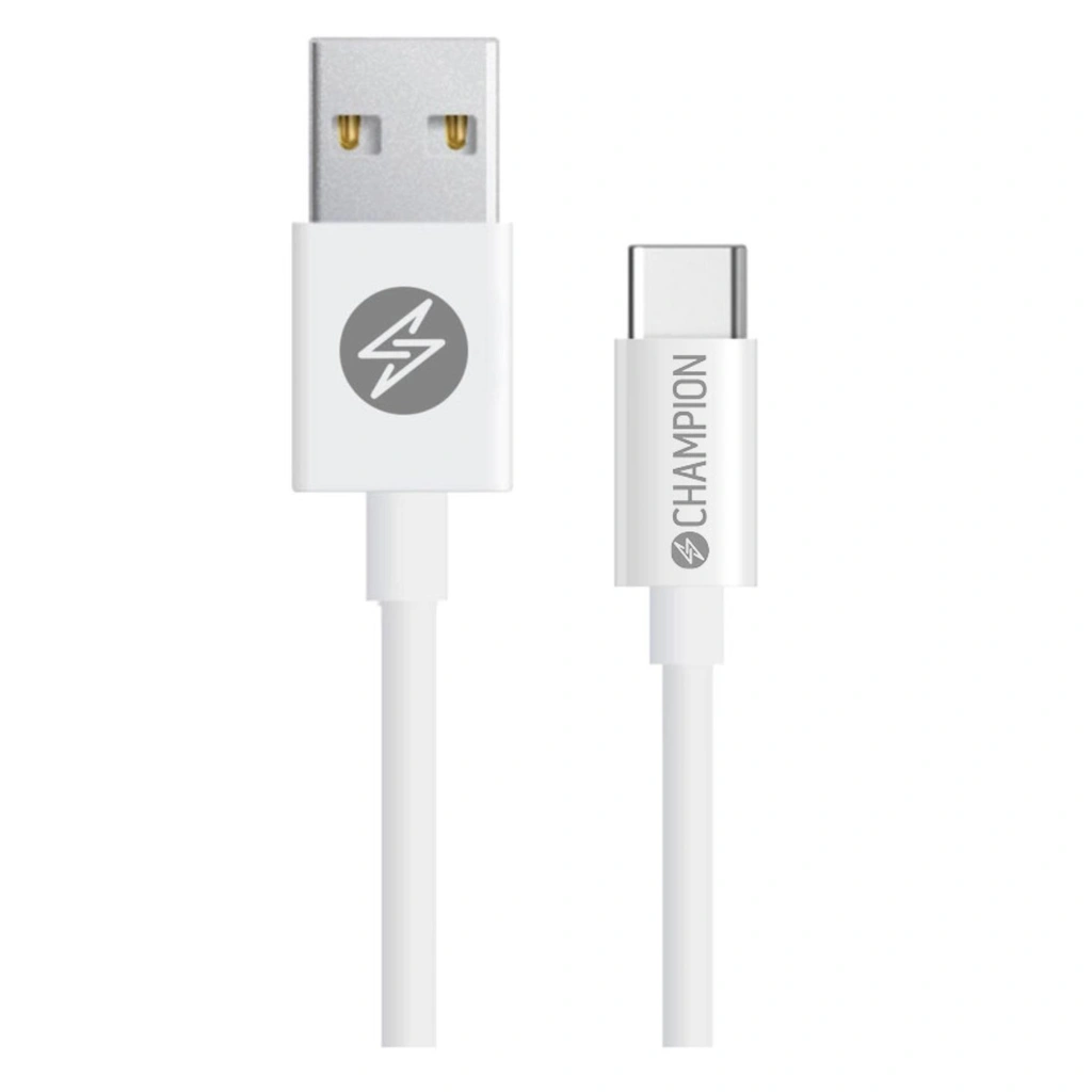 USB-A till USB-C Kabel 2m Vit