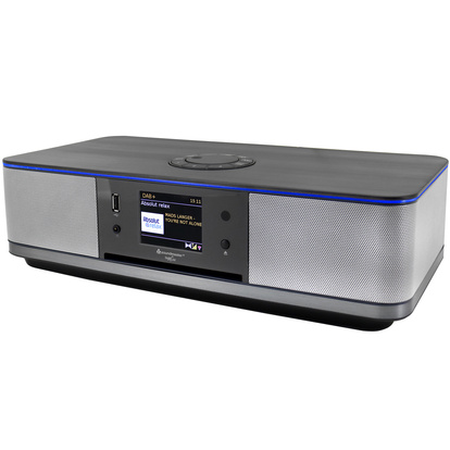 ICD2023SW Stereo musik-anläggning med WLAN-internet/DAB+/FM-radio, CD/MP3, USB, Bluetooth®, LED-bely