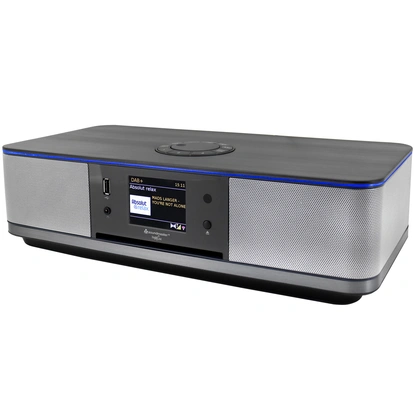 Musik-anläggning Radio Internet/DAB+/FM CD Bluetooth ICD2023SW Silver