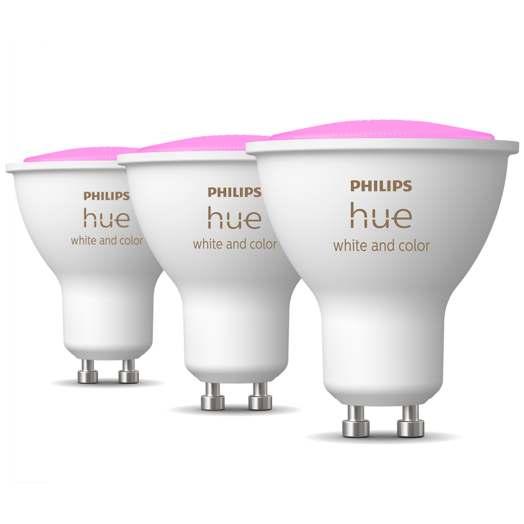 Hue White and Color Ambiance GU10 3-pack