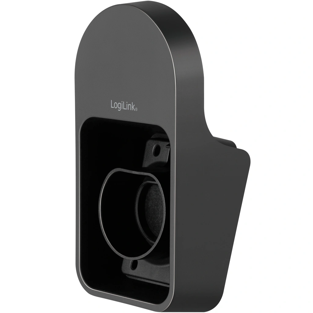 Vägghållare för kabel och Typ 2-kontakt