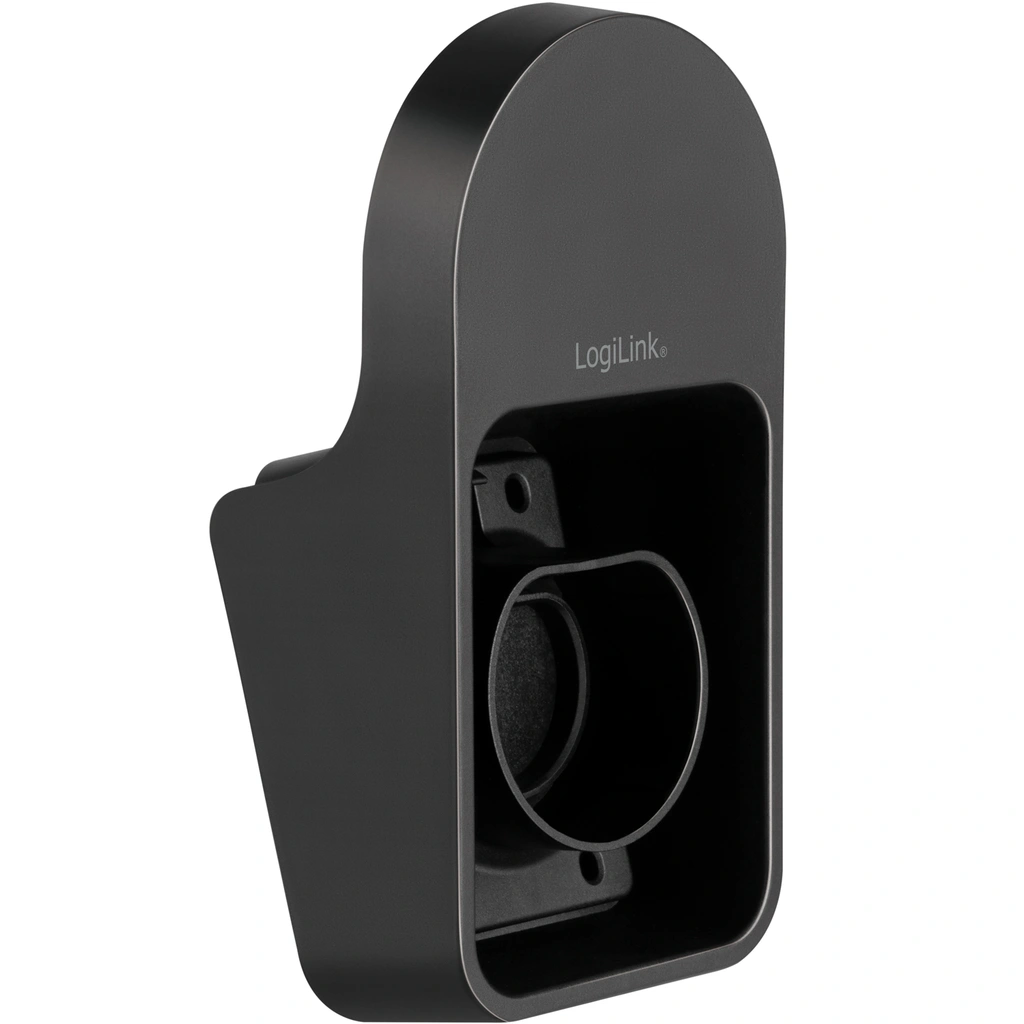 Vägghållare för kabel och Typ 2-kontakt