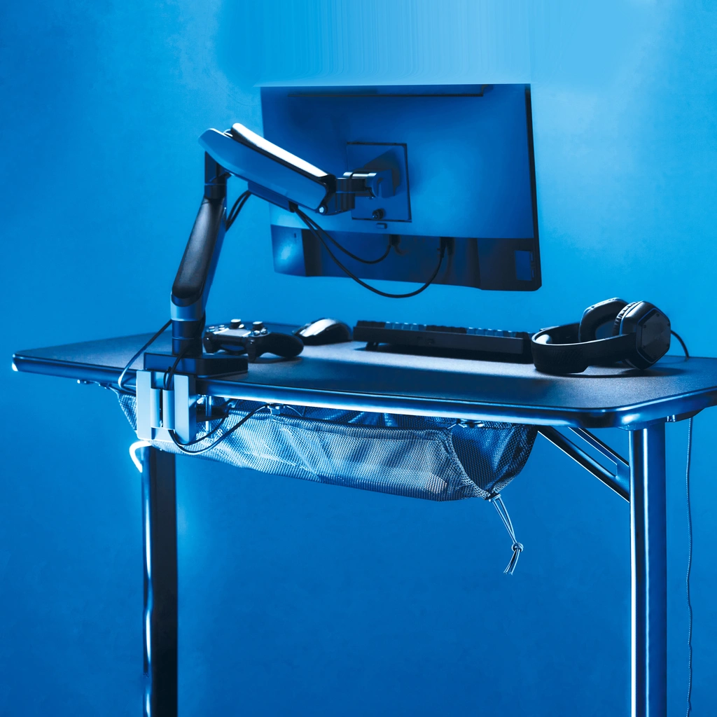 Kabelnät för skrivbord 69x34 cm Svart