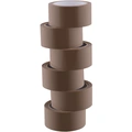 Packtejp Tyst 48 mm x 66 m Brun 6-pack