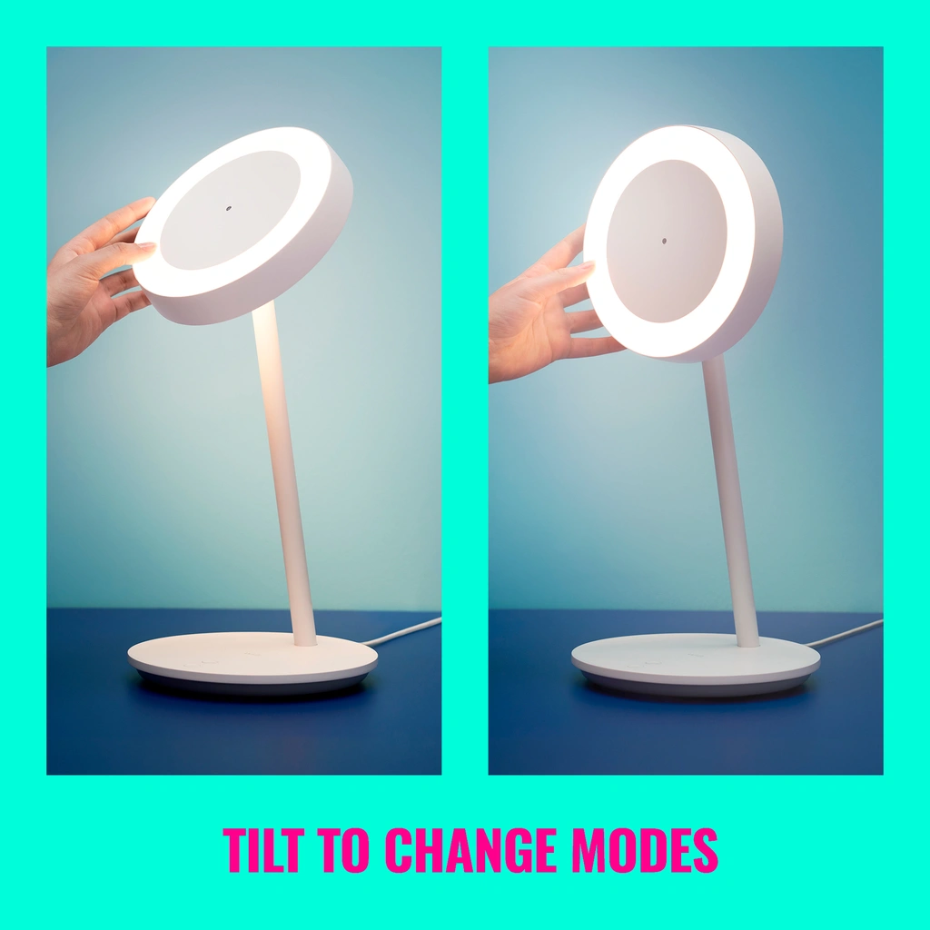 Portrait Smart skrivbordslampa/belysning för videosamtal 600lm