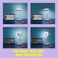 Portrait Smart skrivbordslampa/belysning för videosamtal 600lm