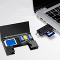 Minneskortsläsare USB-C + USB-A MicroSD - och SD-kort inkl. förvaring