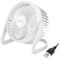USB-fläkt Ø12,7 cm Vit