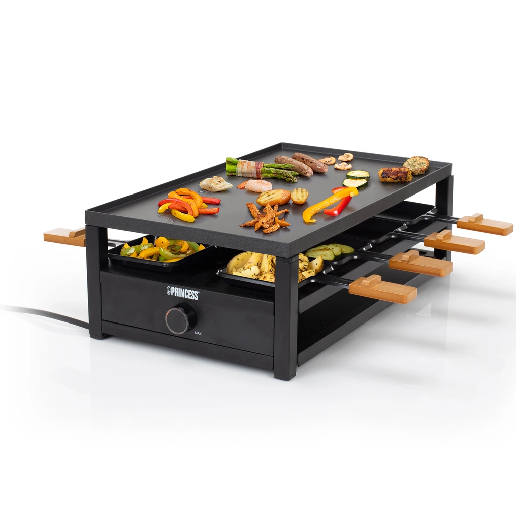 Raclette 162655  Black Steel Raclette för 8pers.