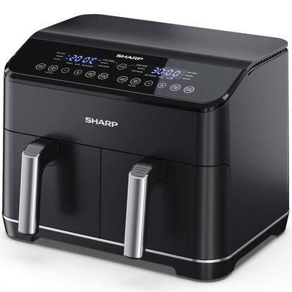 Airfryer Dubbel 2X4L  2X1800W - AF-GD82AE-B