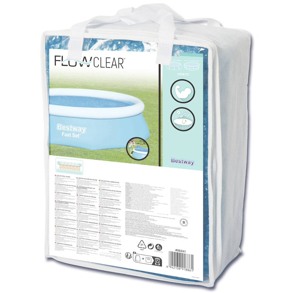 Pool Cover Flowclear Solar 3,05m