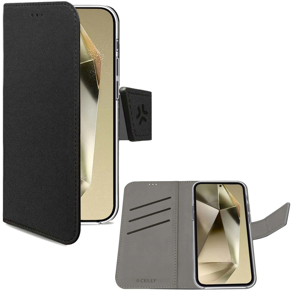 Wally Wallet Case Galaxy S24 Ultra 5G Svart