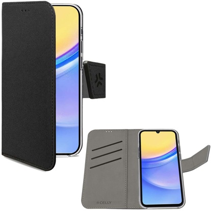 Wally Wallet Case Galaxy A15 4G / A15 5G Svart