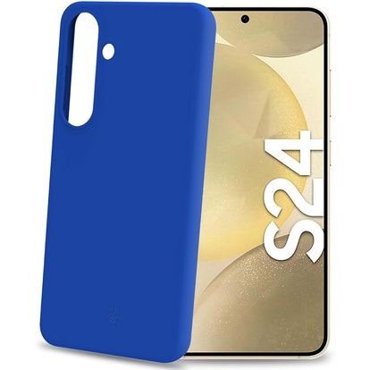 Cromo Soft rubber case Galaxy S24 5G Blå