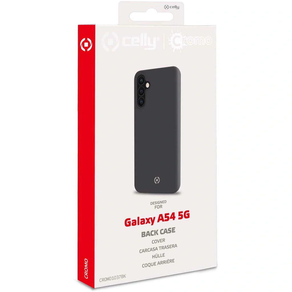 Cromo Soft rubber case Galaxy A54 5G Svart