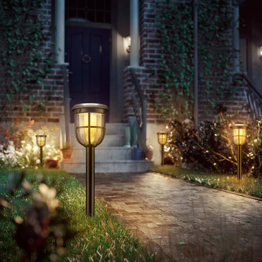 Radii Trädgårdslampa Solcell Ultra Efficient LED 250lm Svart