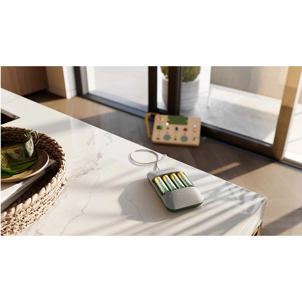 Battery Charger Eco Charger Pro Recycled incl. 4x AA 2100 mAh