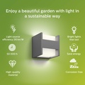 Arbour Vägglampa Ultra Efficient LED 2x3,8W 800lm Antracit