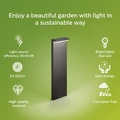 Bustan Pollare Ultra Efficient LED 3,8W 800lm 2700K Antracit