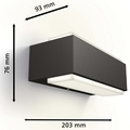 Stratosphere Vägglampa Ultra Efficient LED 3,8W 800lm Antracit