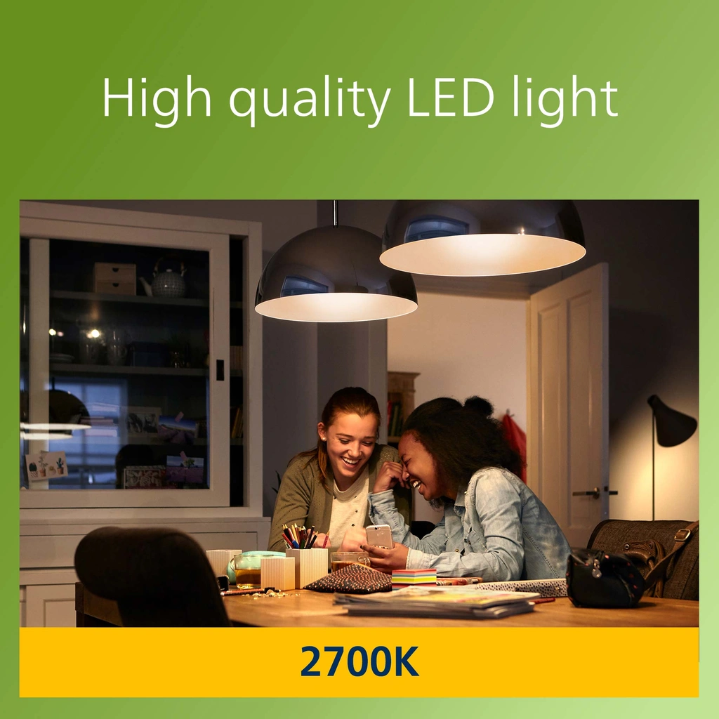 LED E27 Normal 5,2W (75W) Klar 1095lm 2700K Energiklass A