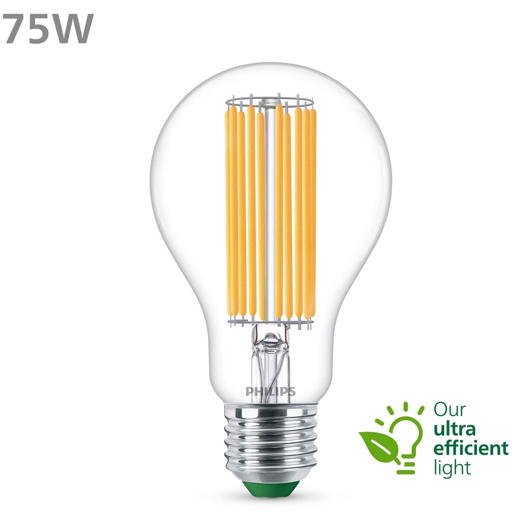LED E27 Normal 5,2W (75W) Klar 1095lm 2700K Energiklass A