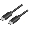 USB-C till USB-C Kabel 4K/60Hz 100W 0,5m Svart