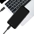 USB-C till USB-C Kabel 4K/60Hz 100W 0,5m Svart