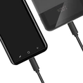 USB-C till USB-C Kabel 4K/60Hz 100W 0,5m Svart