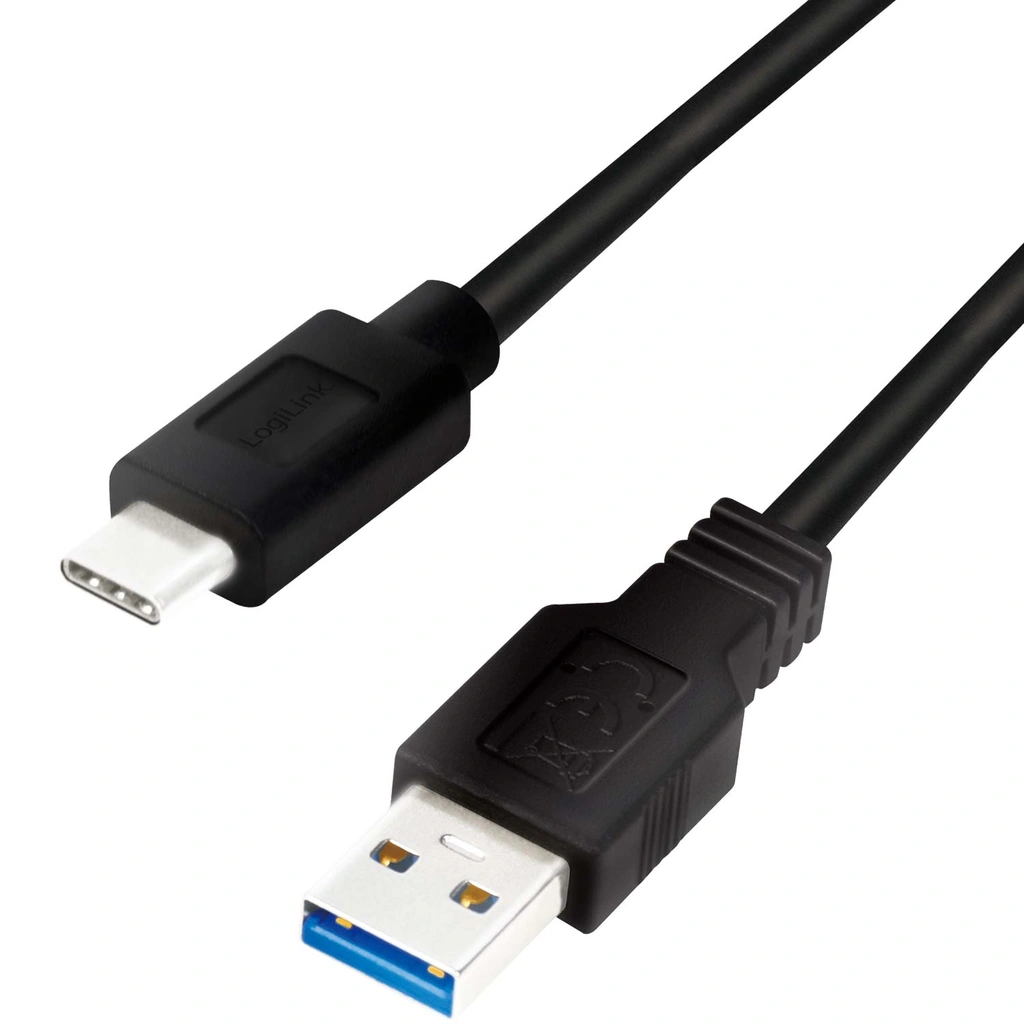 USB-A to USB-C Cable 15W 0.15m Black
