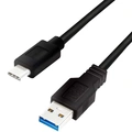 USB-A to USB-C Cable 15W 0.15m Black
