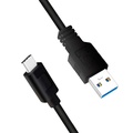 USB-A - USB-C-kabel USB 3.2 Gen1 15W 0,15m