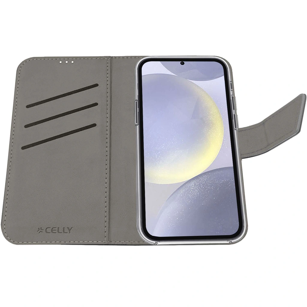 Wally Wallet Case Galaxy S24+ 5G Svart