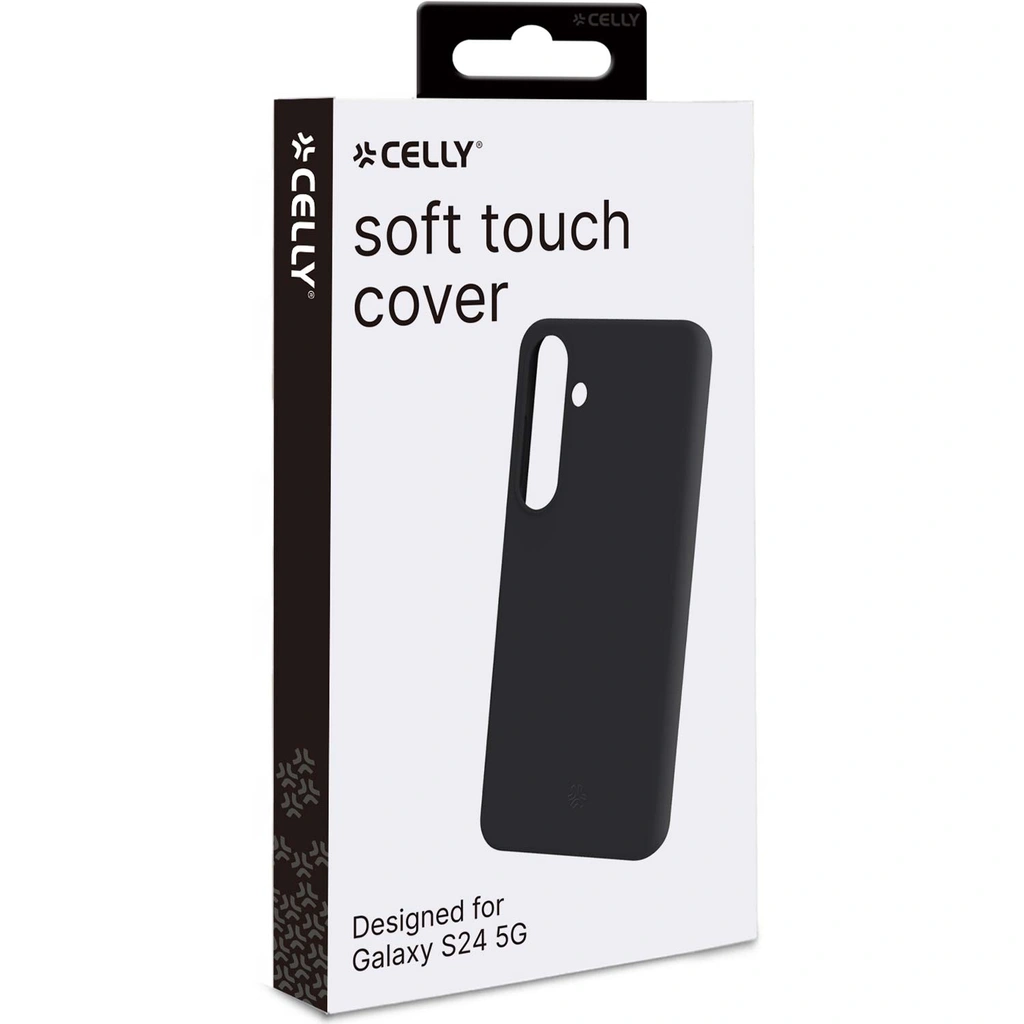 Cromo Soft rubber case Galaxy S24 5G Svart