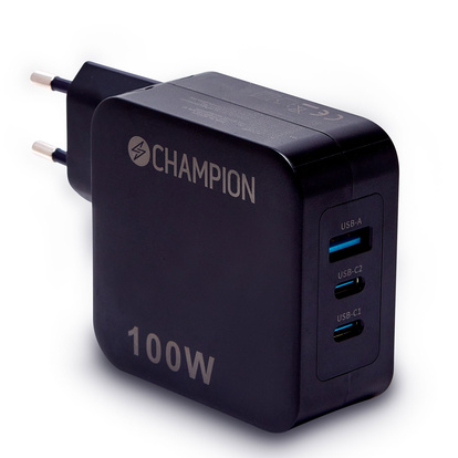 Laddare 100W PD / QC Svart 