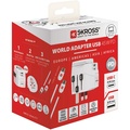 Världsreseadapter PRO Light USB AC45PD World PD 45W Jordad