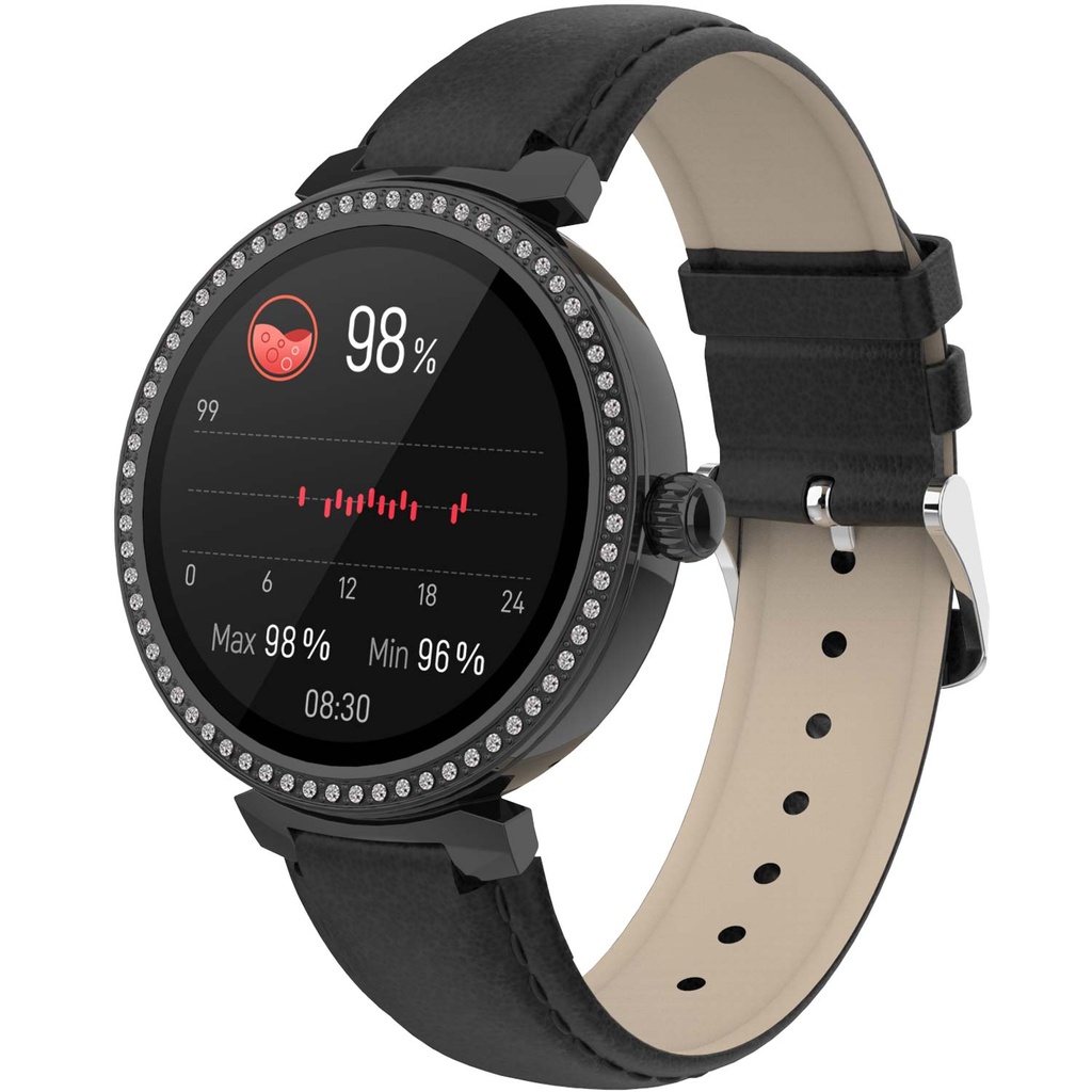 SWC-342B Bluetooth SmartWatch with heart rate & blood oxygen sensor