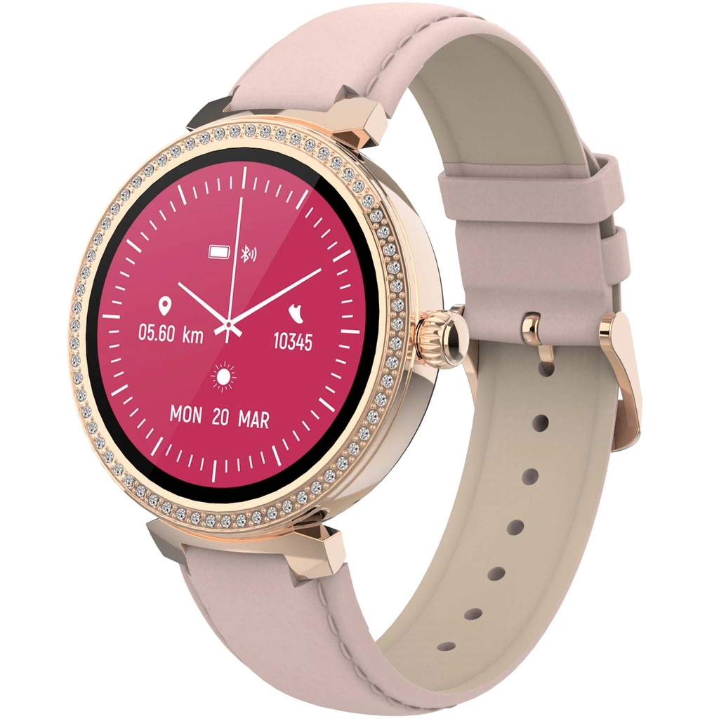 SmartWatch Bluetooth SWC-342RO  Rosa / Beige