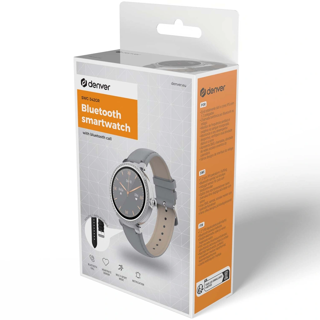 SmartWatch Bluetooth SWC-342GR Grå