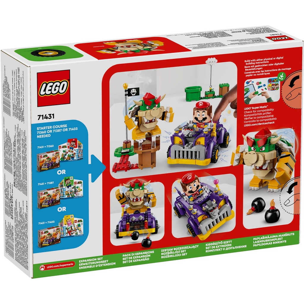 Super Mario - Bowsers muskelbil – Expansion set 71431