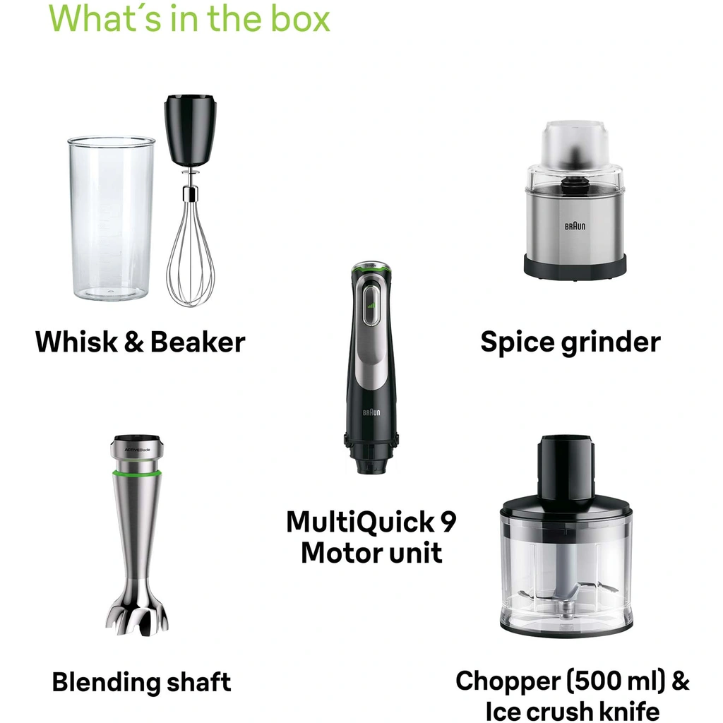 Stavmixerset MQ9138XI MultiQuick 9 Premium 1200W