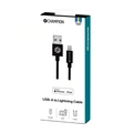 USB-A till Lightning Kabel 1m Svart