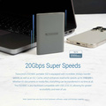 Portabel SSD ESD360C USB-C 1TB 20Gbps (R2000/W2000 Mb/s)