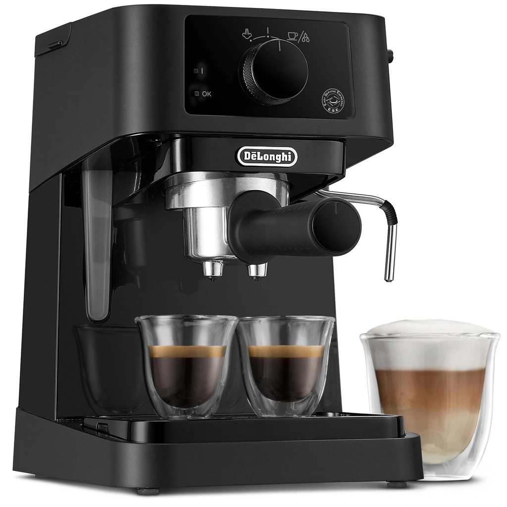 Espressomaskin Manual EC235.BK Stilosa inkl. mjölkskummare