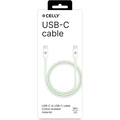 USB-C till USB-C Kabel flätad 60W 1,5m Grön
