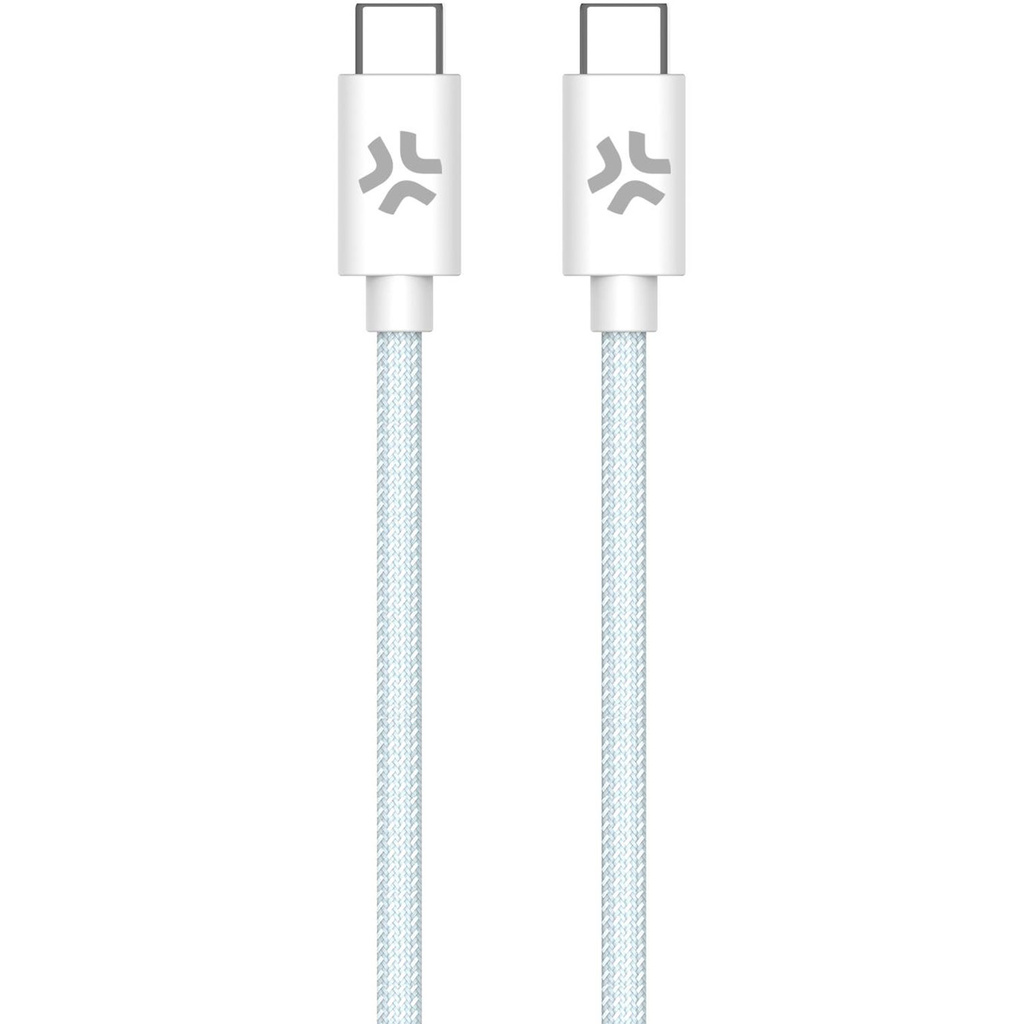USB-C - USB-C-kabel 60W 1,5 m Ljusblå