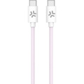 USB-C - USB-C-kabel 60W 1,5 m Rosa